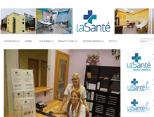 Tablet Screenshot of lasante.it